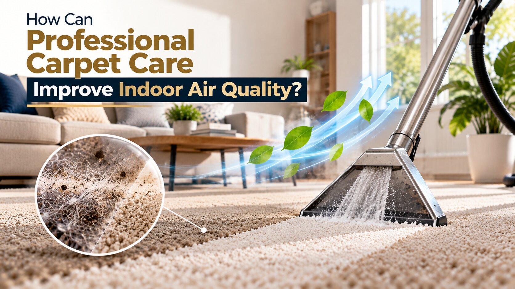 How Can Professional Carpet Care Improve Indoor Air Quality
