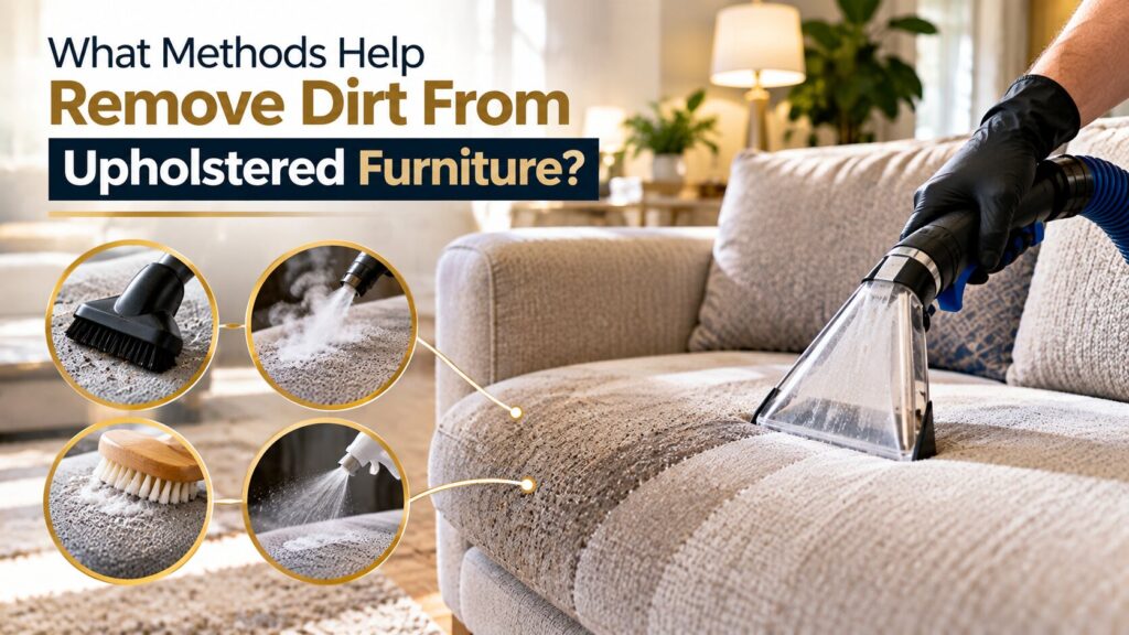 What Methods Help Remove Dirt From Upholstered Furniture